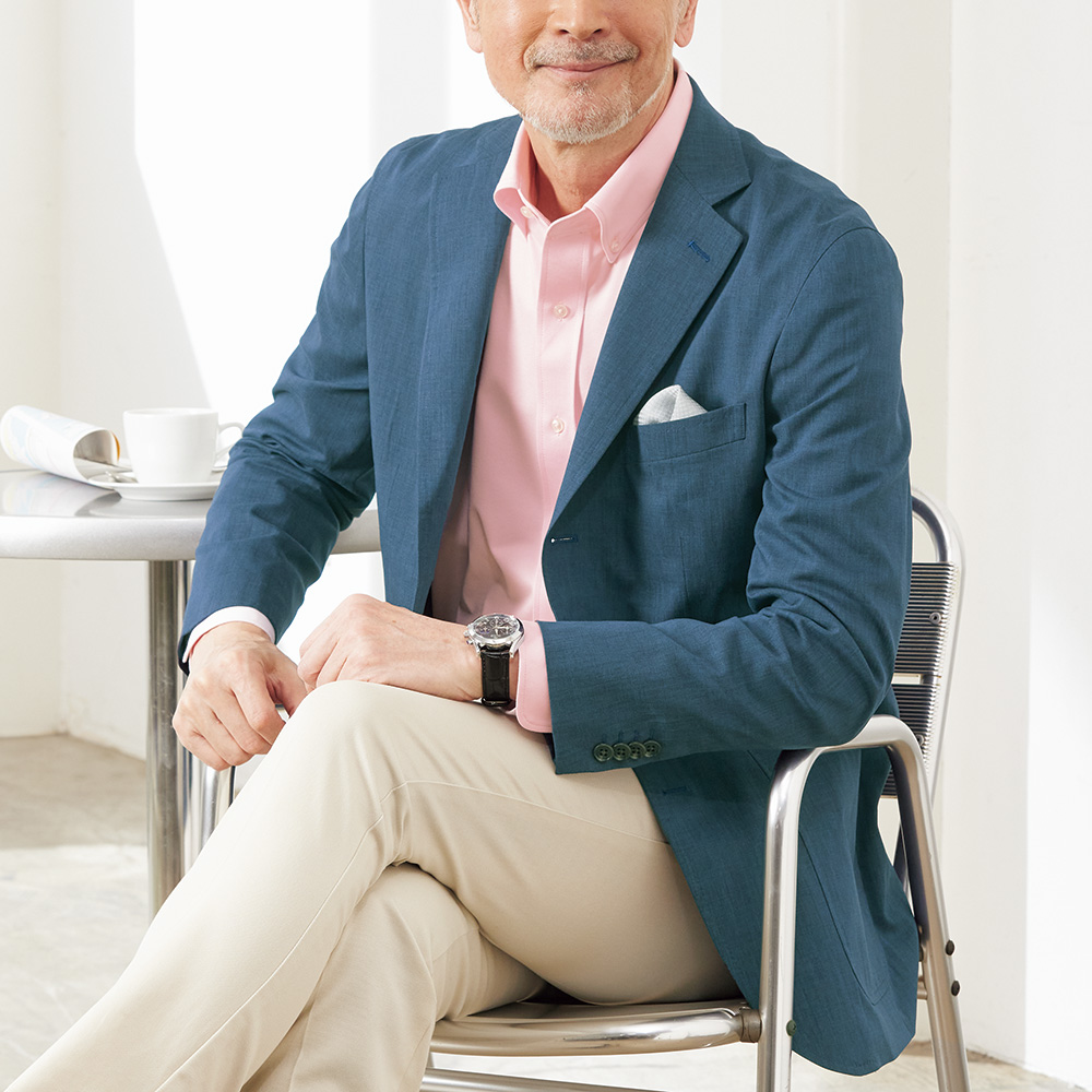 動体裁断･ジャージーB.D.シャツ