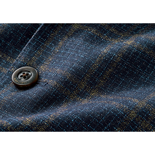 先染めオーバーチェック･ウールジャケット