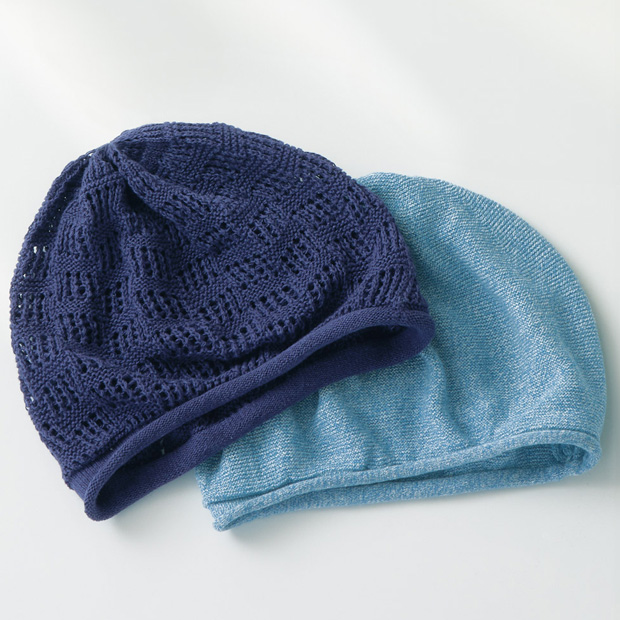 軽やか抗菌ニット帽／2枚セット