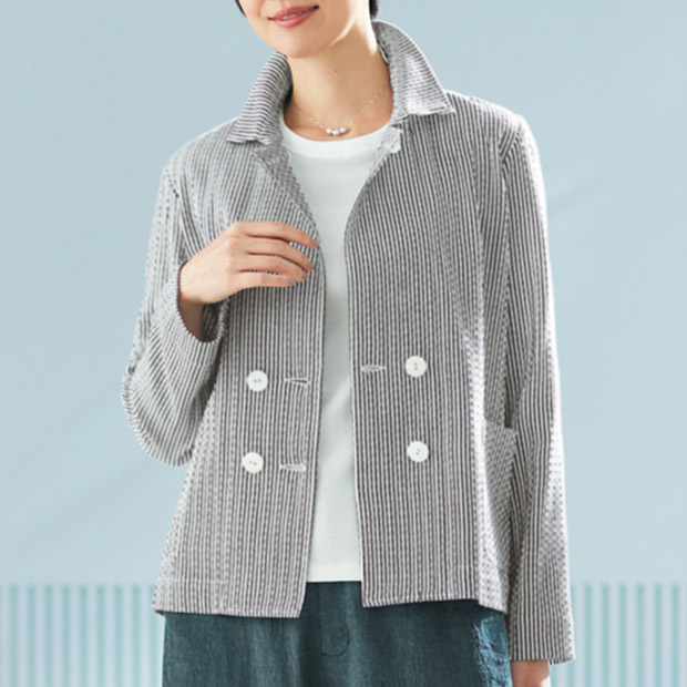 ストレッチコットン混ジャケット