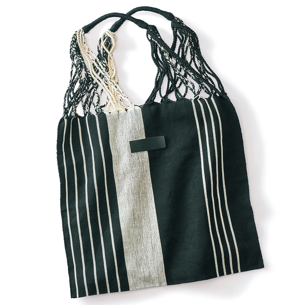 手織りのハンモックバッグ