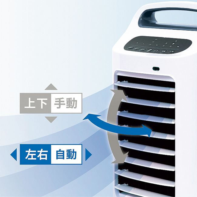 温冷風扇／加湿機能付き