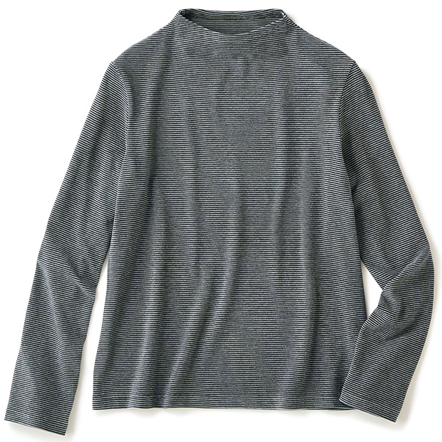 ぽかぽかボトルネックプルオーバー