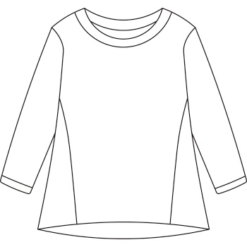 超長綿ポンチプルオーバー