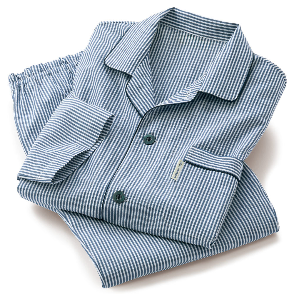 サッカーストライプ･テーラーパジャマ