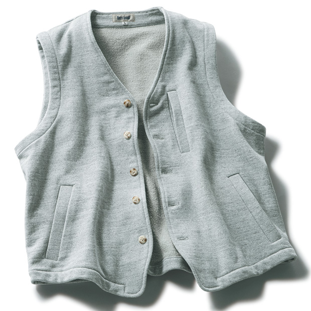 ヴィンテージ調裏毛ベスト