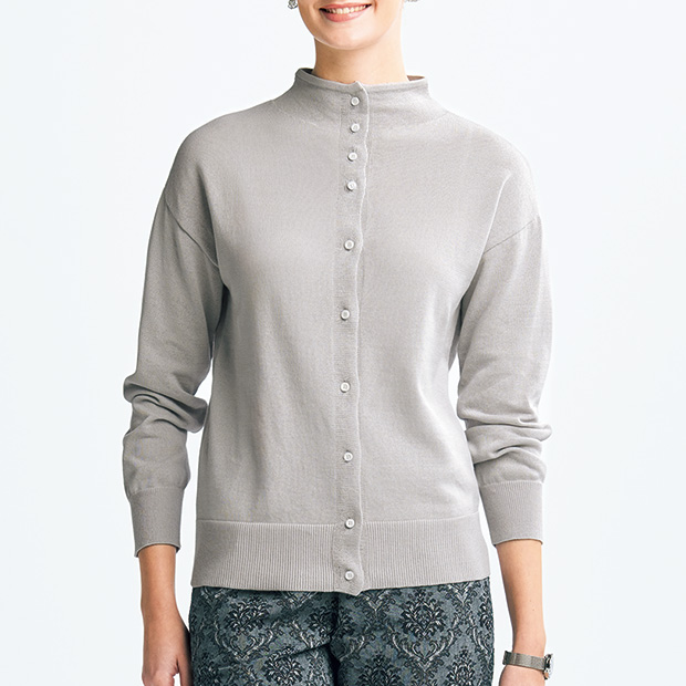 コットン2ウェイプルオーバー