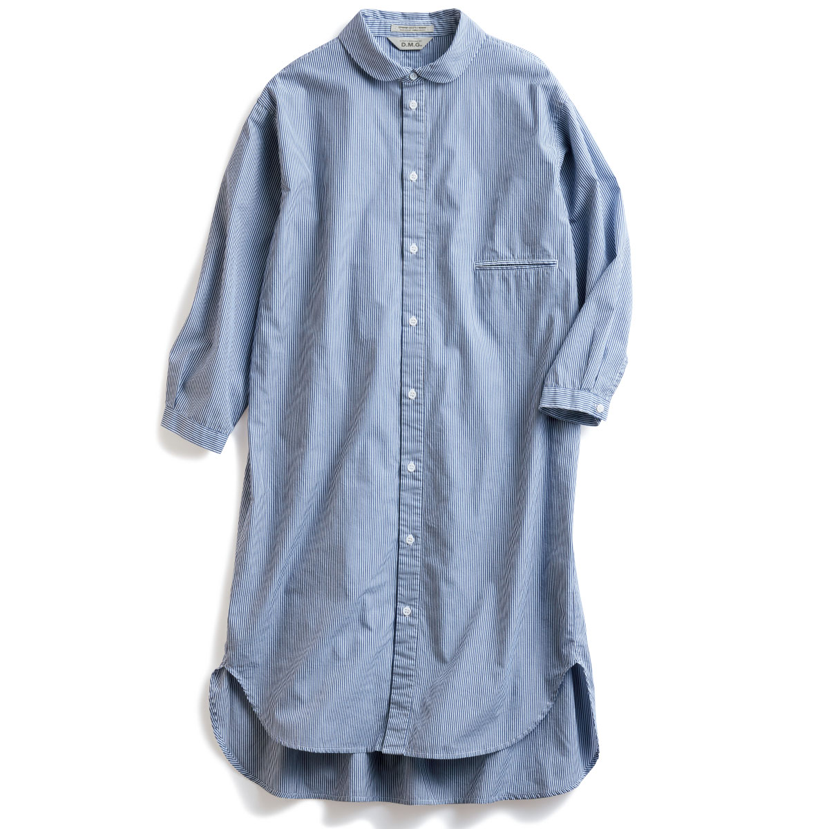 ラウンドカラーワンピース