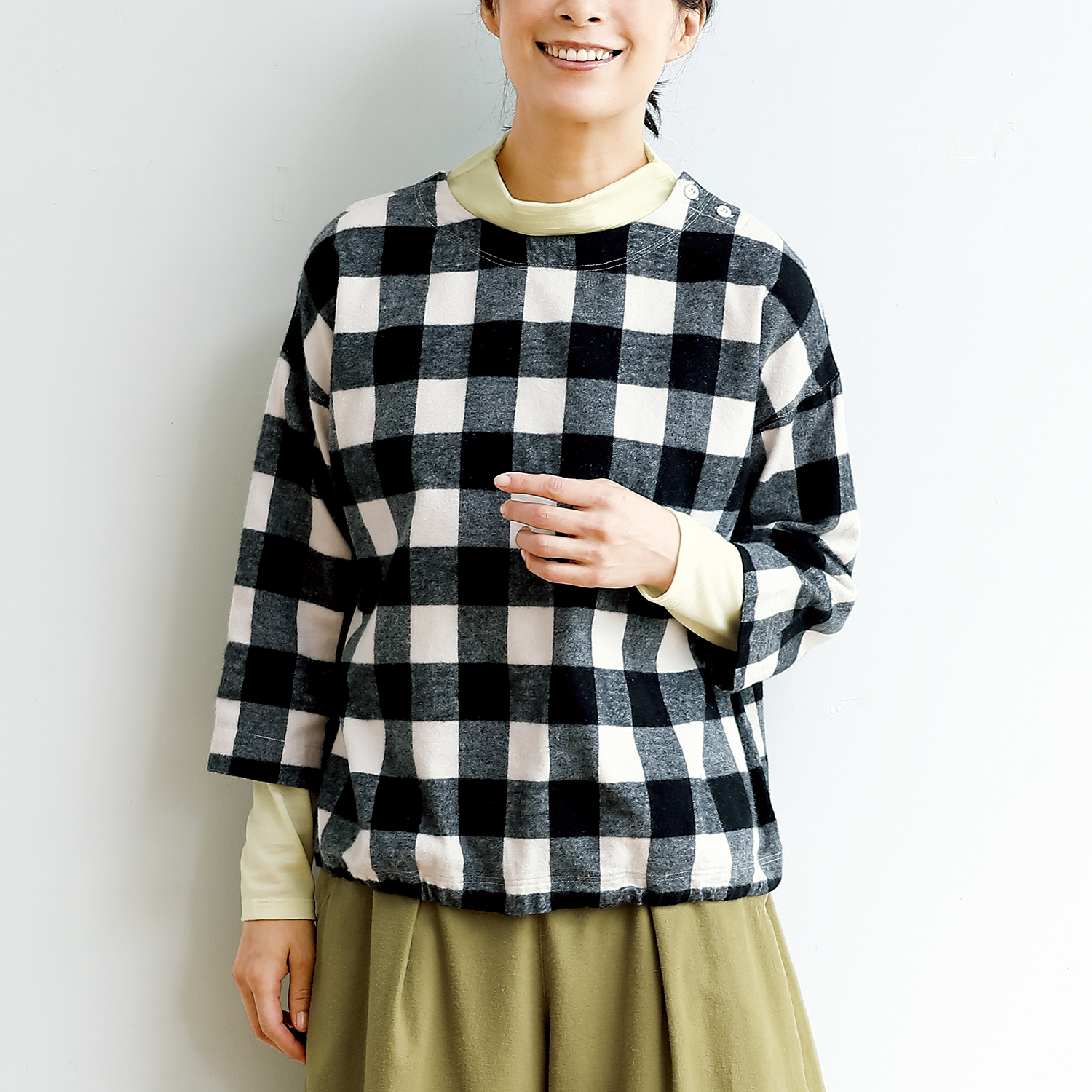 トゥータッチ ギンガムチェックプルオーバー ライトアップオンラインストア