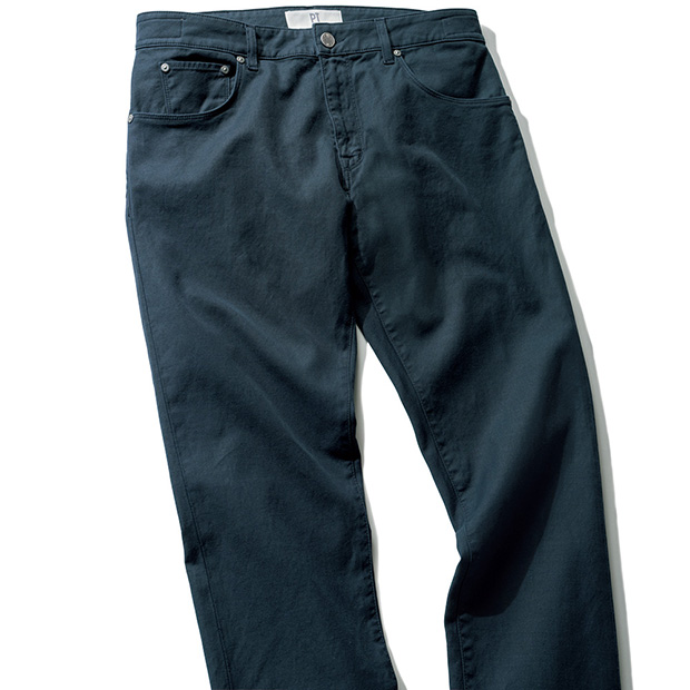 コットンリネンデニムパンツ