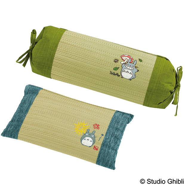 うたた寝いぐさ枕セット／トトロ刺しゅう入り