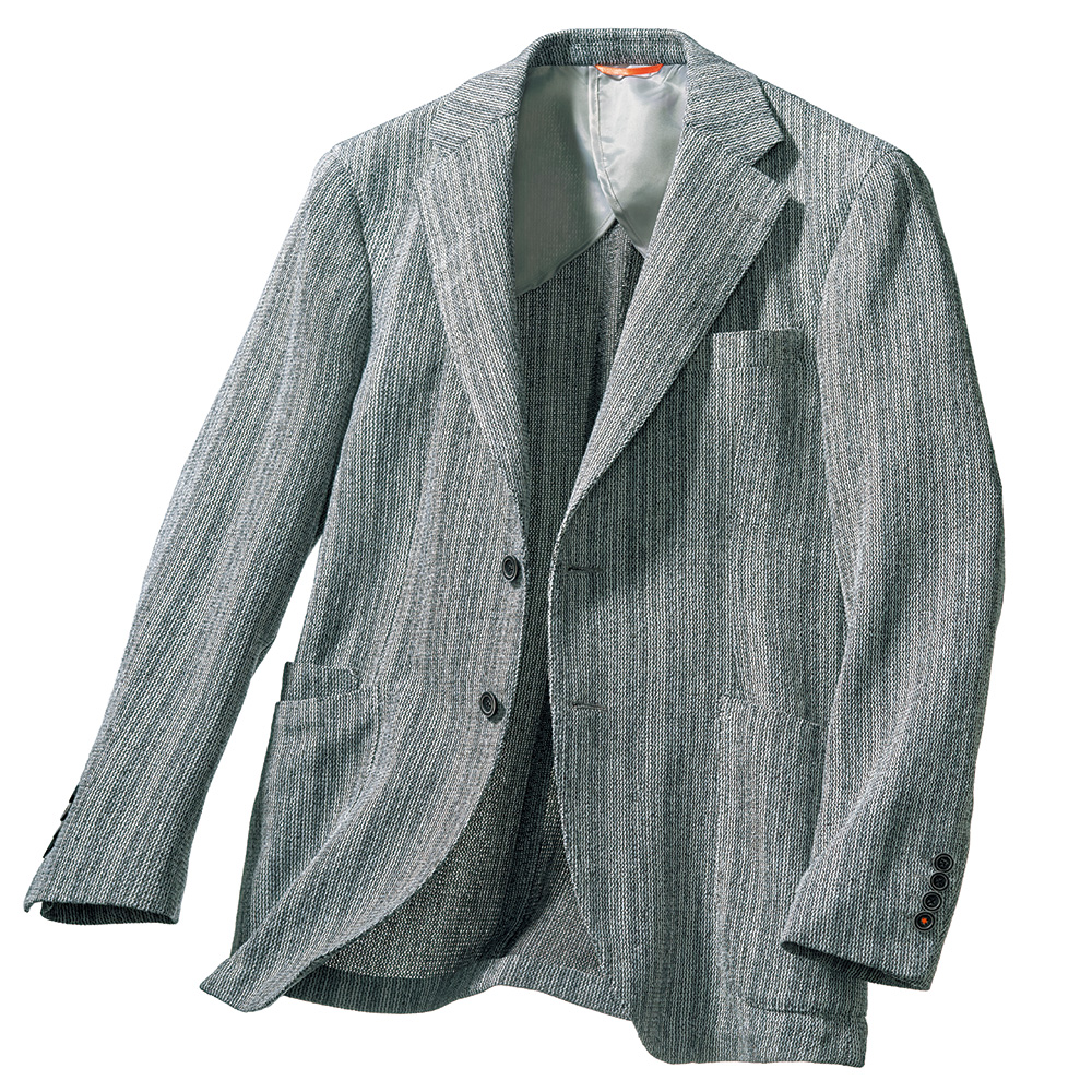 尾州ラッセル編みジャケット