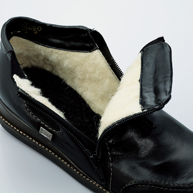 ダブルファスナー･ショートブーツ