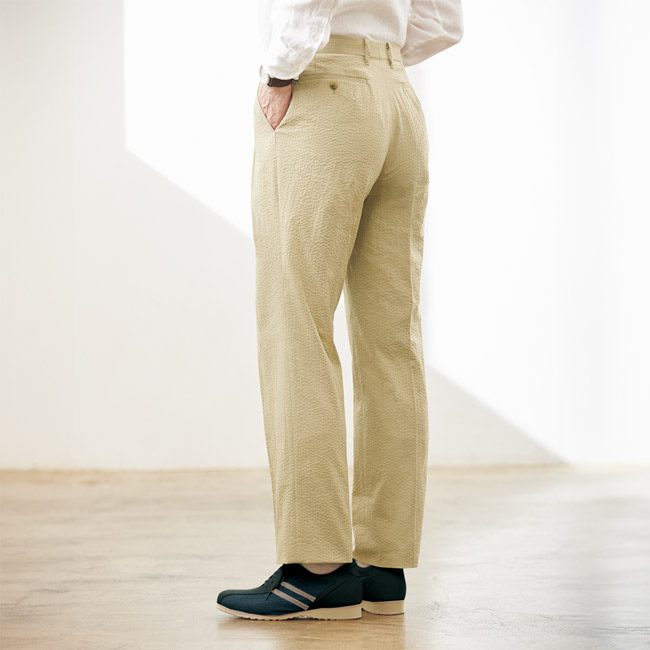 ヒールアップ･牛革×メッシュコンビスニーカー