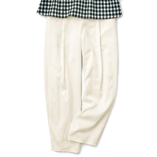 バレルレッグパンツ