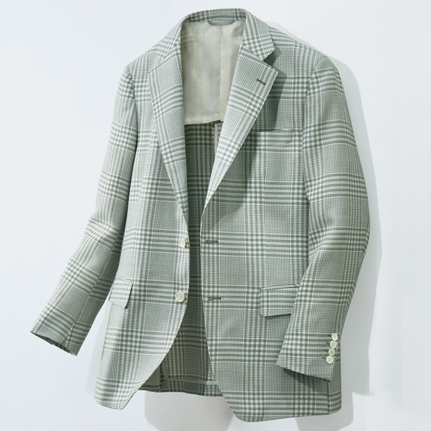 尾州産ウールシルク・ジャケット