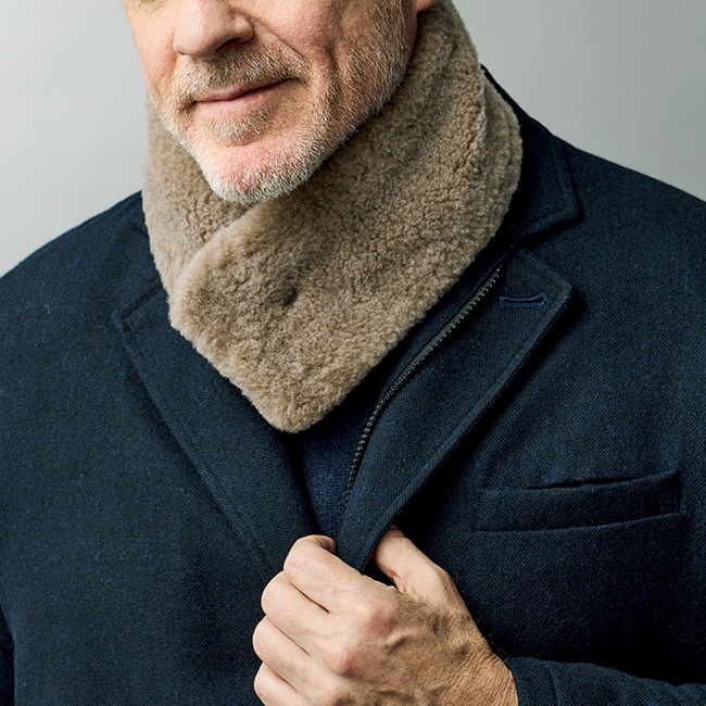 ムートンミニマフラー／AMOS 2