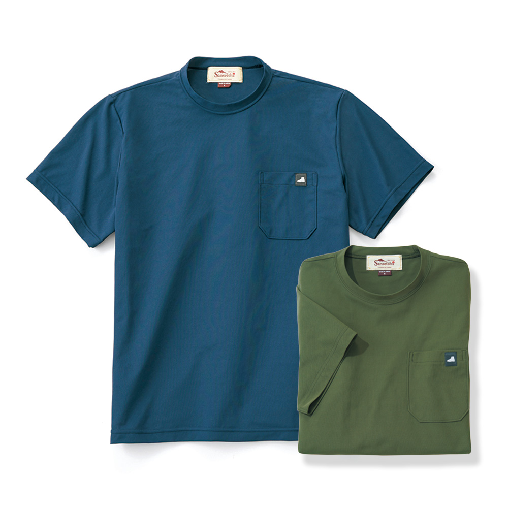 レイブロックポケットTシャツ／2色セット