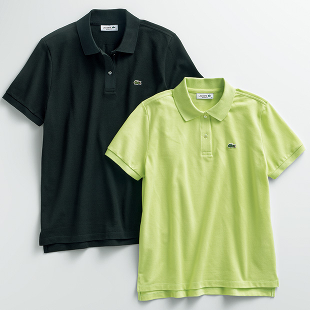 コットン鹿の子ポロシャツ