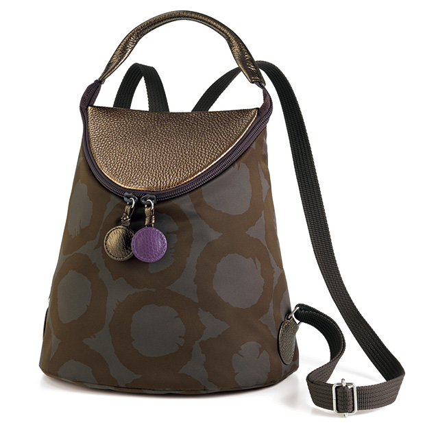 サークル柄ミニリュック