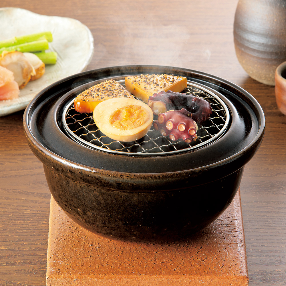 長谷製陶 伊賀焼 卓上燻製鍋 ミニ ライトアップオンラインストア