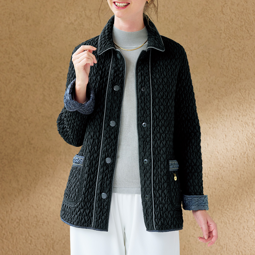 リバーシブル・キルティングジャケット