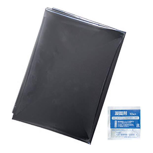 簡易トイレ袋･凝固剤30個セット