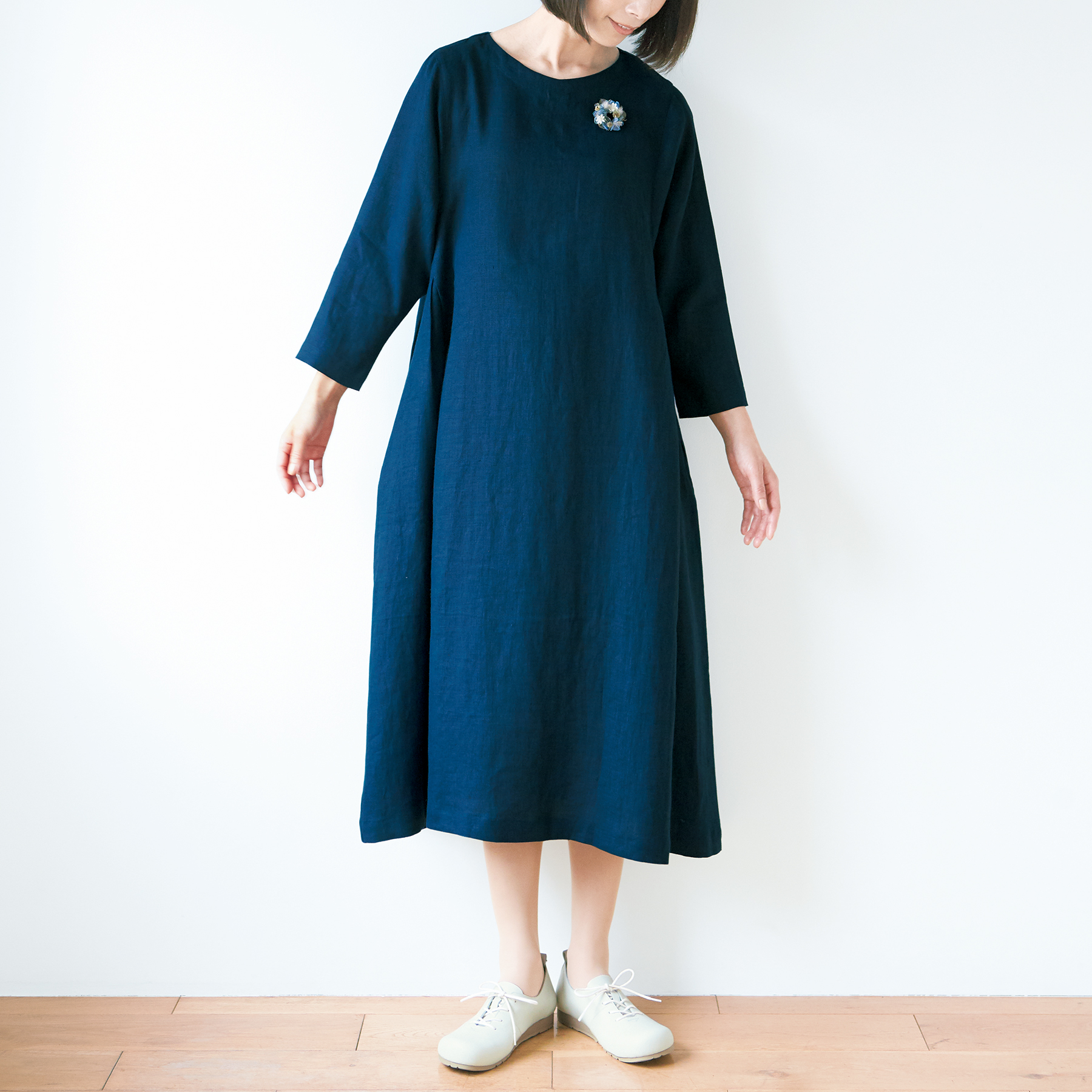 ツチエ リトアニアリネンワンピース ライトアップオンラインストア