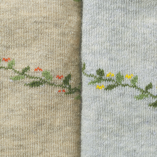 気持ちいいくつ下／実のあるつる草4色セット