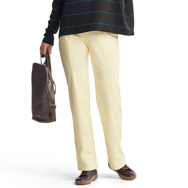 裏起毛あったかストレートパンツ