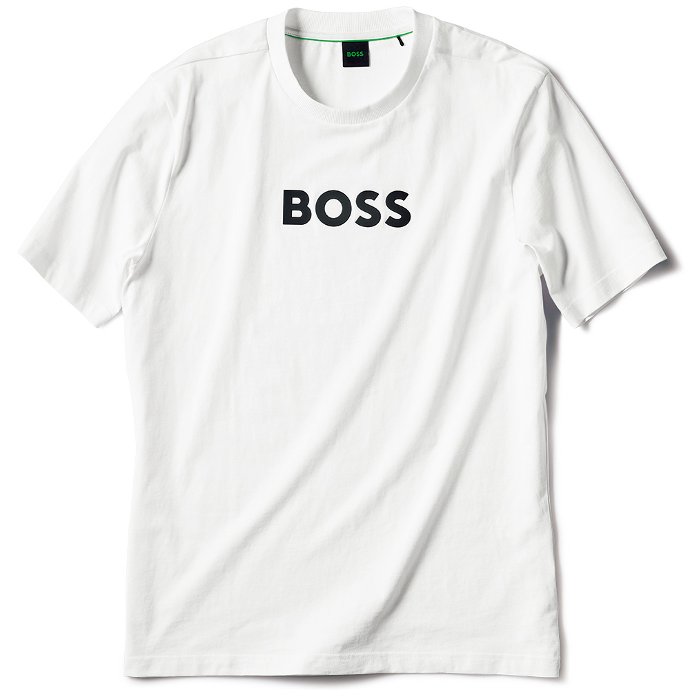 ロゴシリコンプリント･半袖Tシャツ