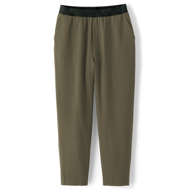 ウエストゴム･テーパードパンツ