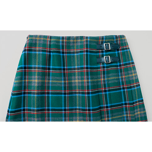 プリーツ使いスカート