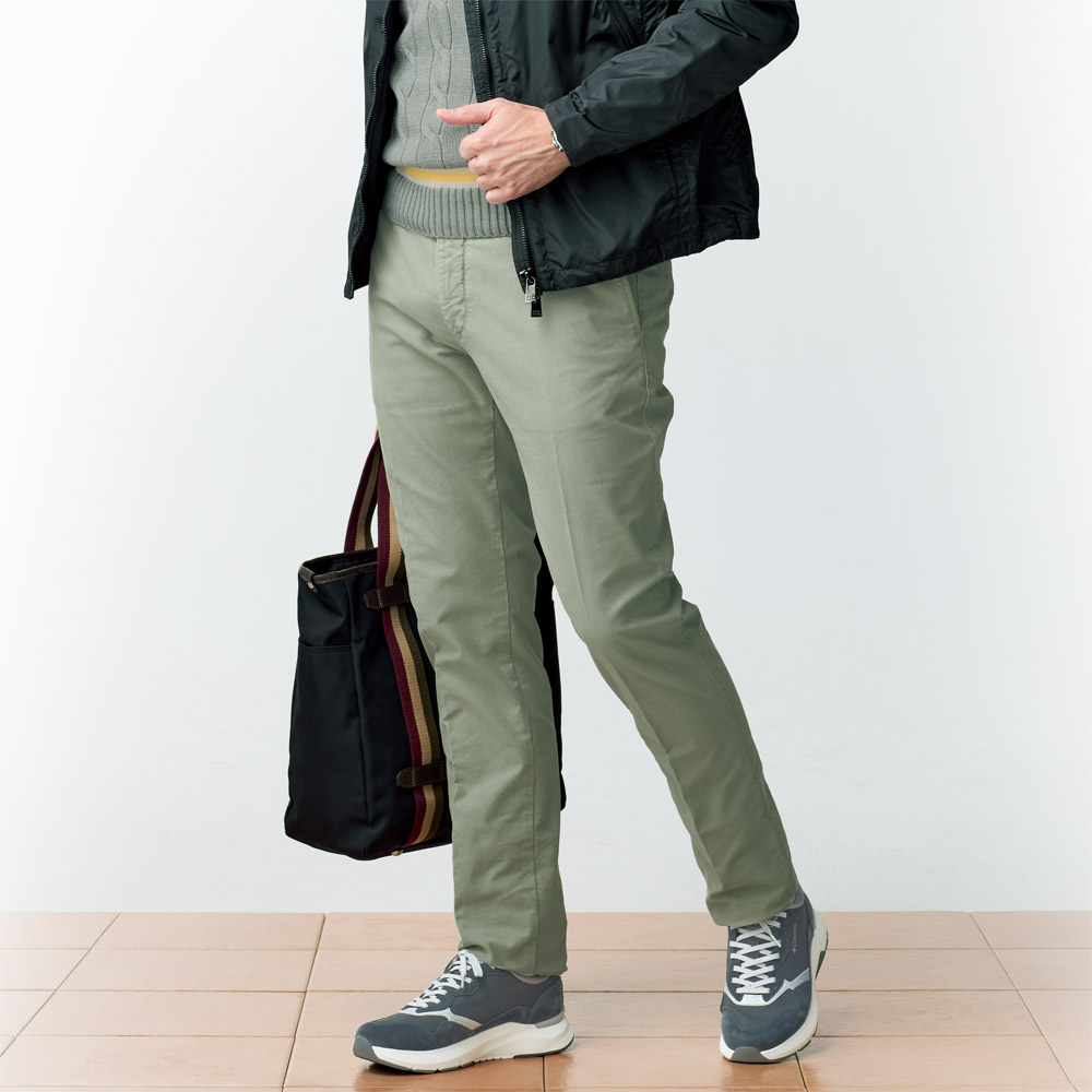 トリコチノ･ストレッチパンツ／100