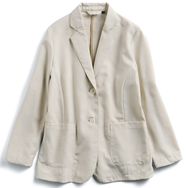 コットンリネン混トラベルジャケット／当社限定