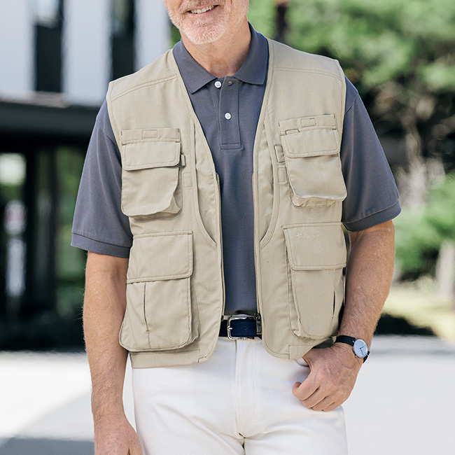 リネン調･ガイドベスト