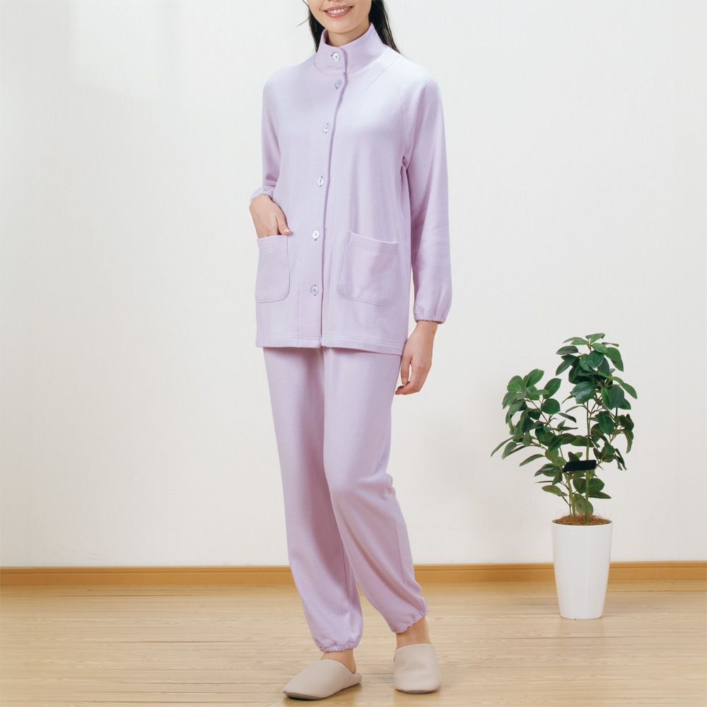 コットンシルク裏微起毛パジャマ