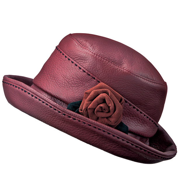 蝦夷鹿のステッチハット