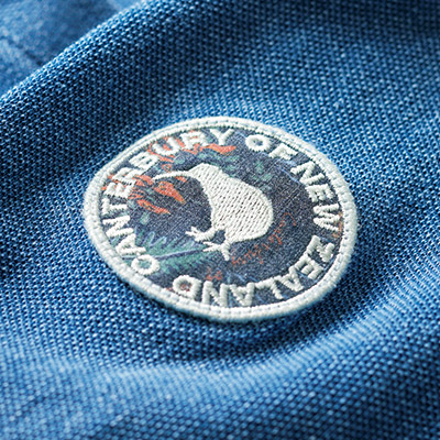 インディゴソリッド･七分袖リラックスTシャツ