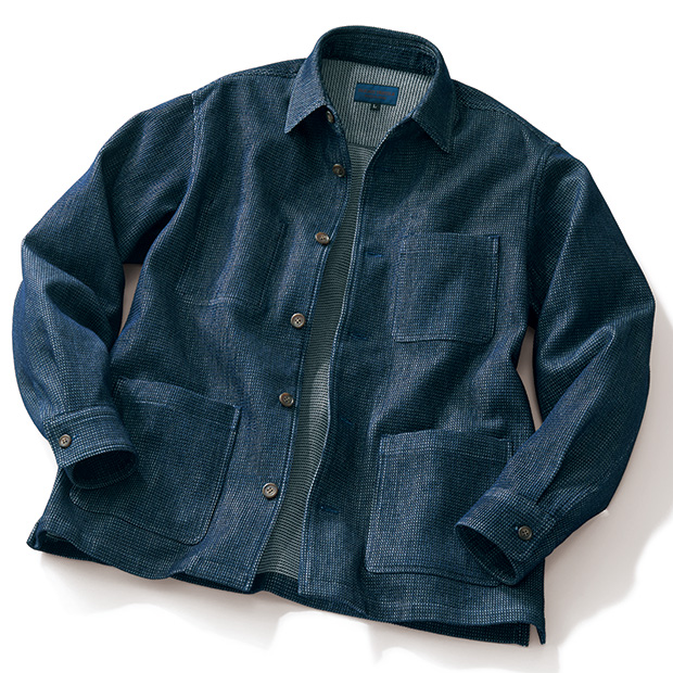 変わり蜂巣織り･カバーオール