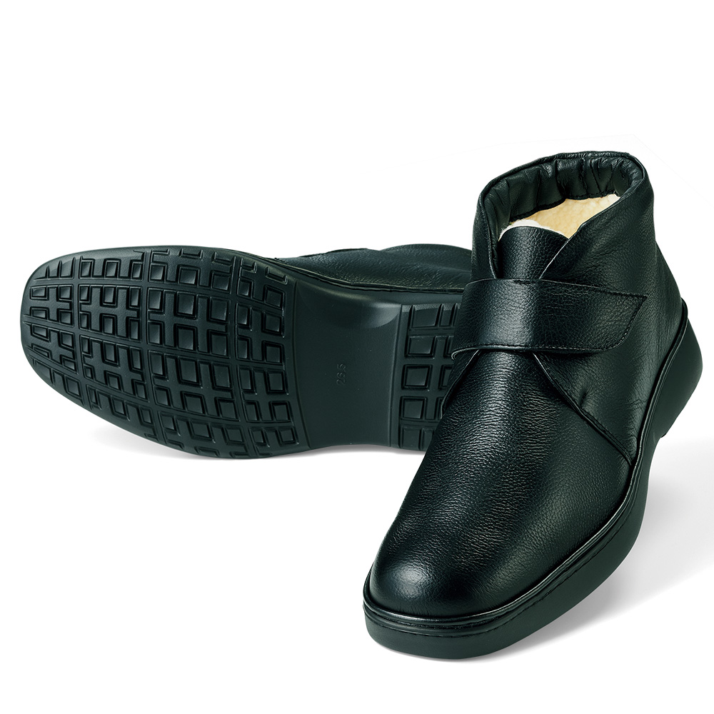 金谷さんの柔らか面ファスナーボアブーツ