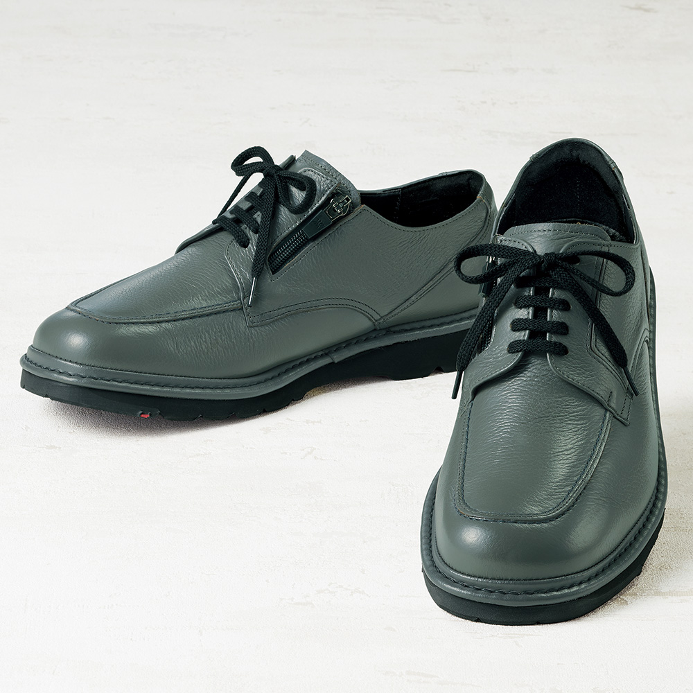 紳士の快適Uチップシューズ