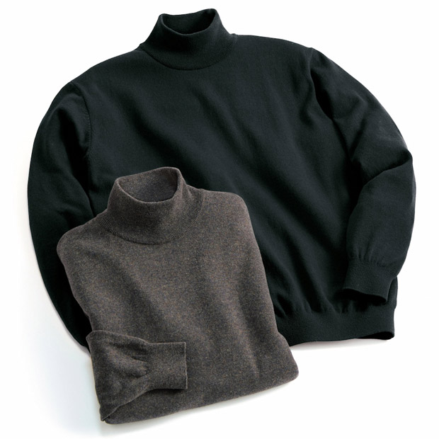 光電子ウール混の暖かセーター