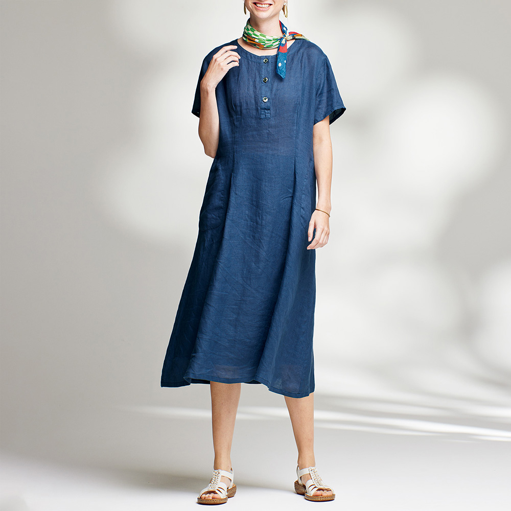 ドゥヌーヴ ポルトガルリネンワンピース | ライトアップオンラインストア 