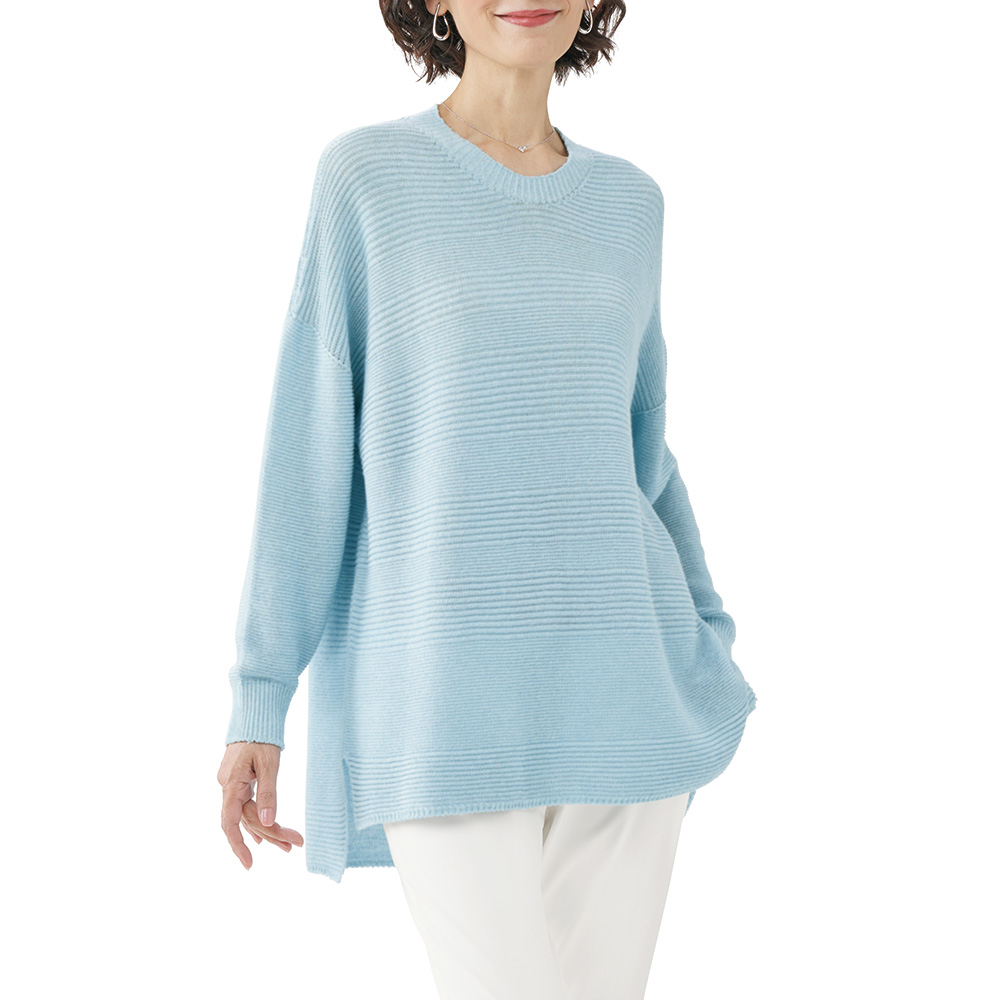 クルーネックプルオーバー