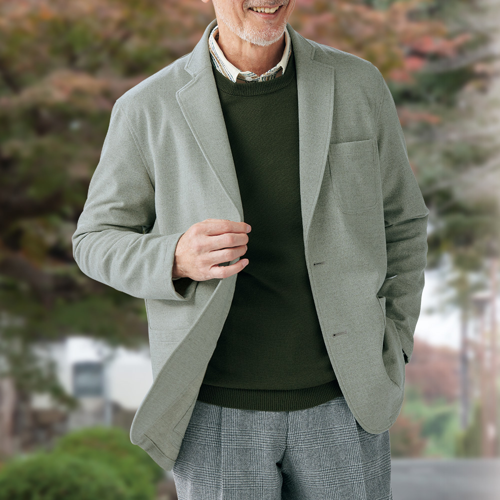 エクストラファインメリノ・クルーネックセーター