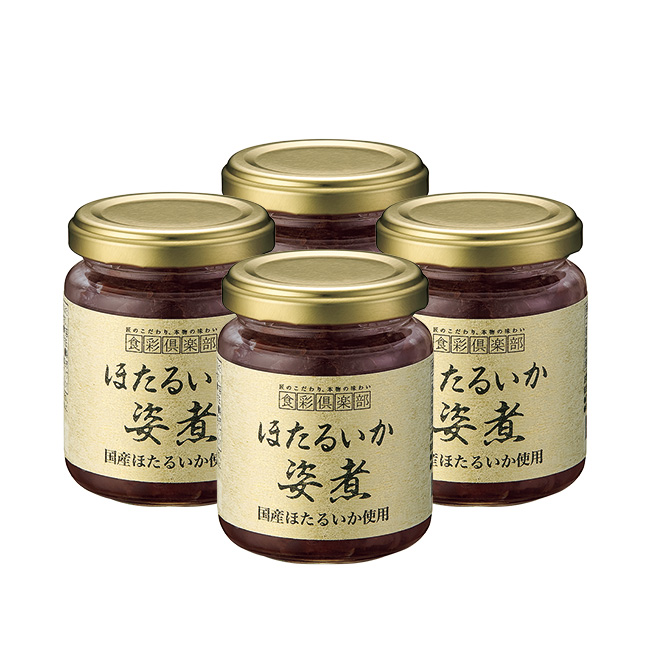 ほたるいか姿煮4本