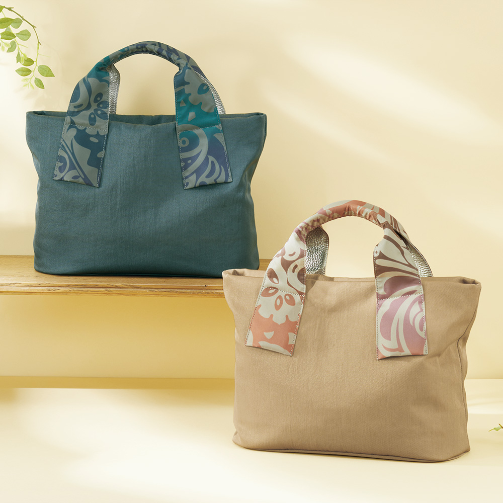 持ち手がお洒落なトートバッグ／当社限定モデル