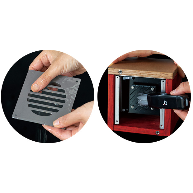 空間清浄器ジェイエアー／大湊文吉商店組子モデル