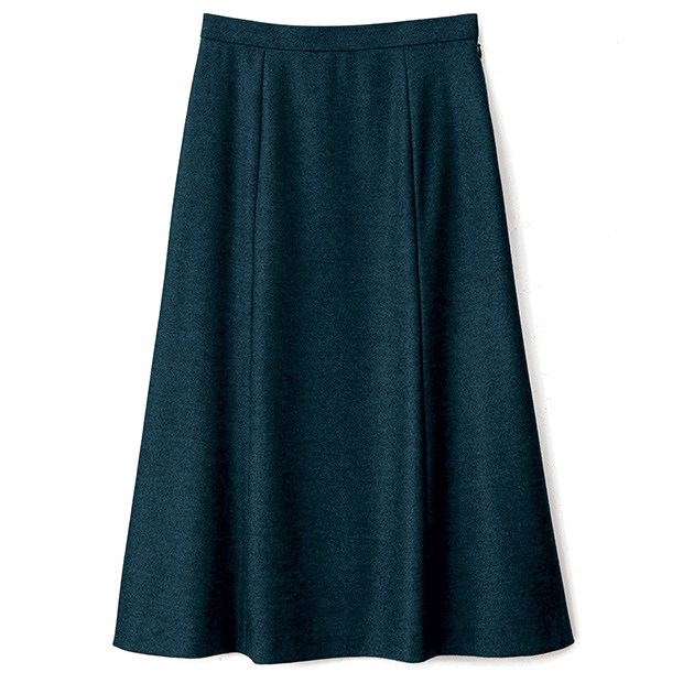 ウールジャージーフレアースカート
